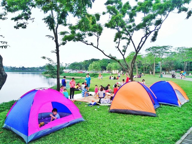 Check-in những công viên xanh mát tại Hà Nội- Ảnh 5.