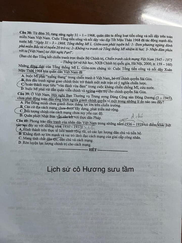 Đề thi môn Lịch sử, Địa lý, Giáo dục Công dân tốt nghiệp THPT 2024 nóng nhất- Ảnh 13.