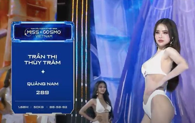 Bán kết Hoa hậu Hoàn vũ Việt Nam 2023: Top 38 trình diễn bikini gợi cảm - Ảnh 6.