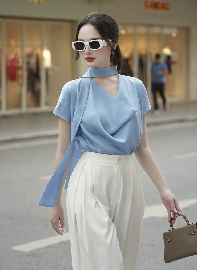 Áo blouse có muôn vàn cách phối, nàng đã thử hay chưa?- Ảnh 4.