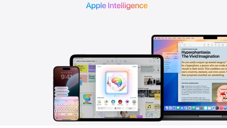 Apple ra mắt Apple Intelligence tại WWDC 2024. Ảnh Cellphone