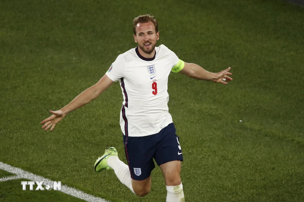 Đội trưởng Harry Kane của đội tuyển Anh. (Nguồn: AFP/TTXVN)