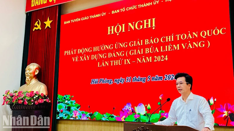 Hải Phòng phát động hưởng ứng Giải Báo chí toàn quốc về xây dựng Đảng ảnh 1