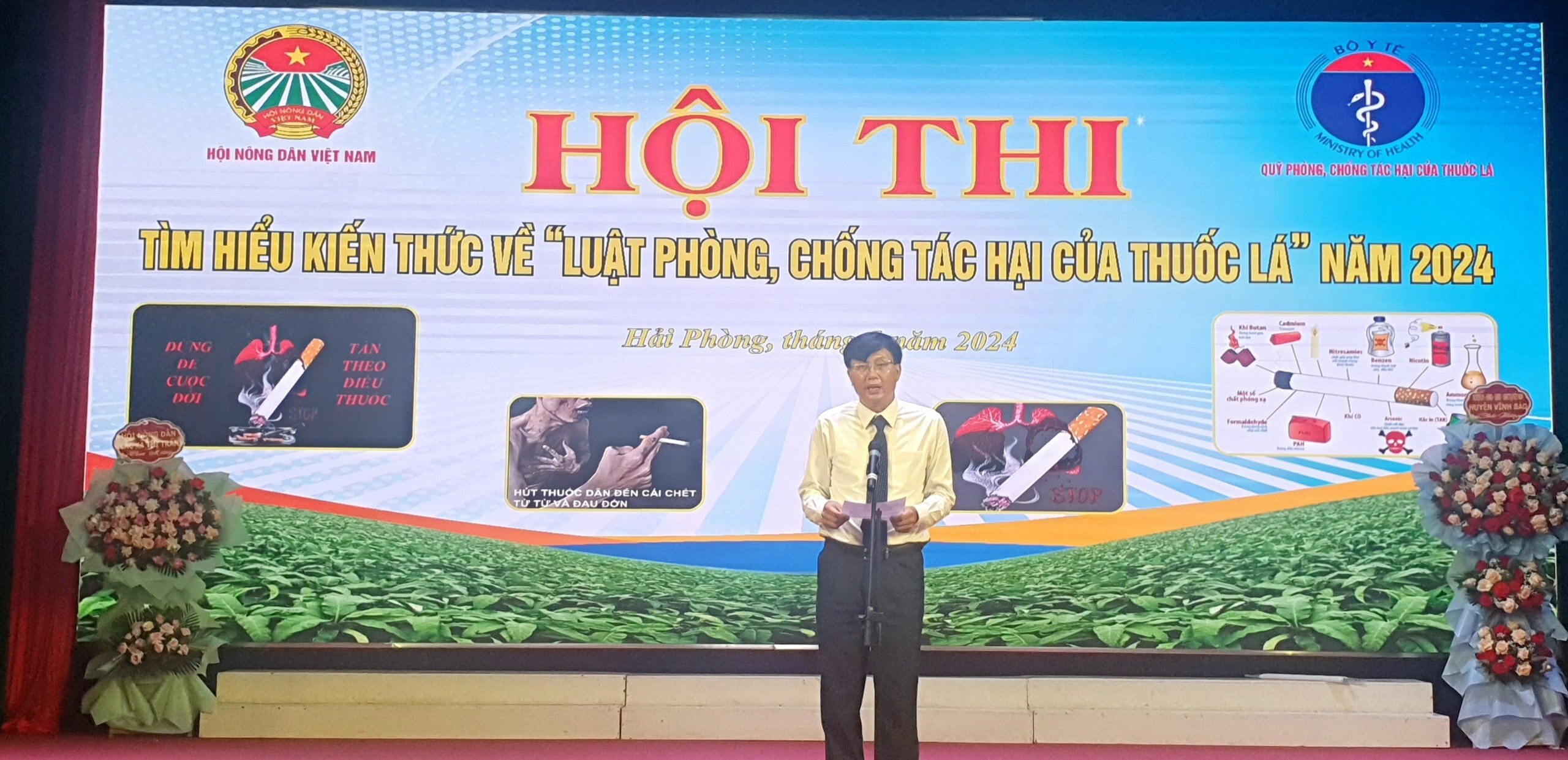 Hội Nông dân Hải Phòng tổ chức Hội thi tìm hiểu kiến thức về Luật phòng, chống tác hại của thuốc lá năm 2024- Ảnh 1.