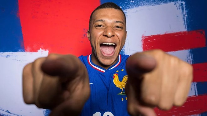 Kylian Mbappe và trọng trách cao cả với tuyển Pháp tại EURO 2024