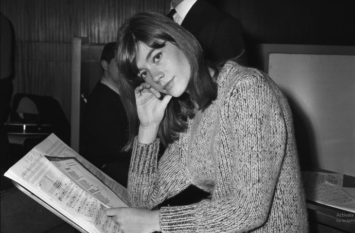 Françoise Hardy khi còn trẻ