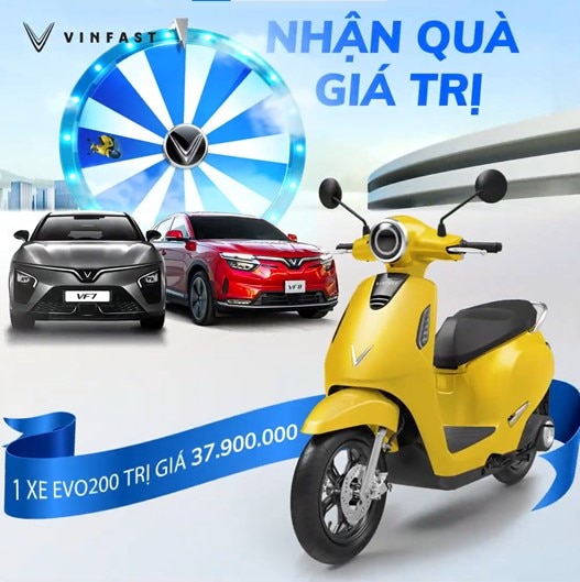 mua o to dien vinfast co co hoi rinh them vinfast evo200 tri gia 40 trieu dong hinh 1