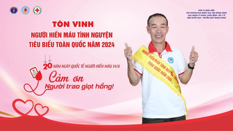 Những người hơn 100 lần hiến máu tình nguyện ảnh 1