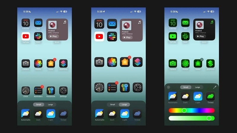 Màn hình chính trên iOS 18 có khả năng tùy chỉnh cao hơn