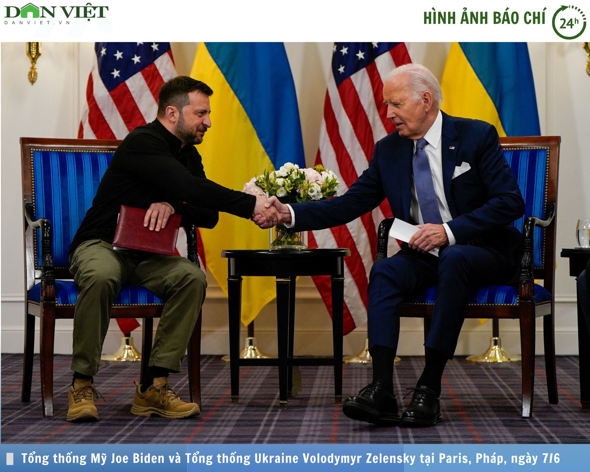 Hình ảnh báo chí 24h: Ông Biden xin lỗi ông Zelensky vì viện trợ chậm, ký luôn 225 triệu USD trong ngày- Ảnh 1.