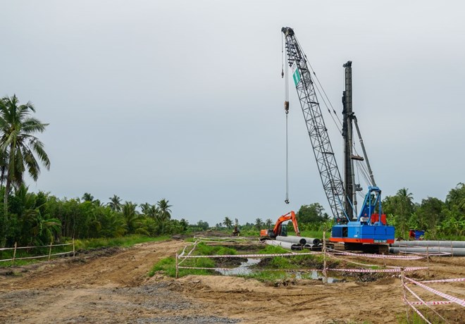 Sóc Trăng sẽ khai thác mỏ cát sông đầu tiên phục vụ dự án cao tốc