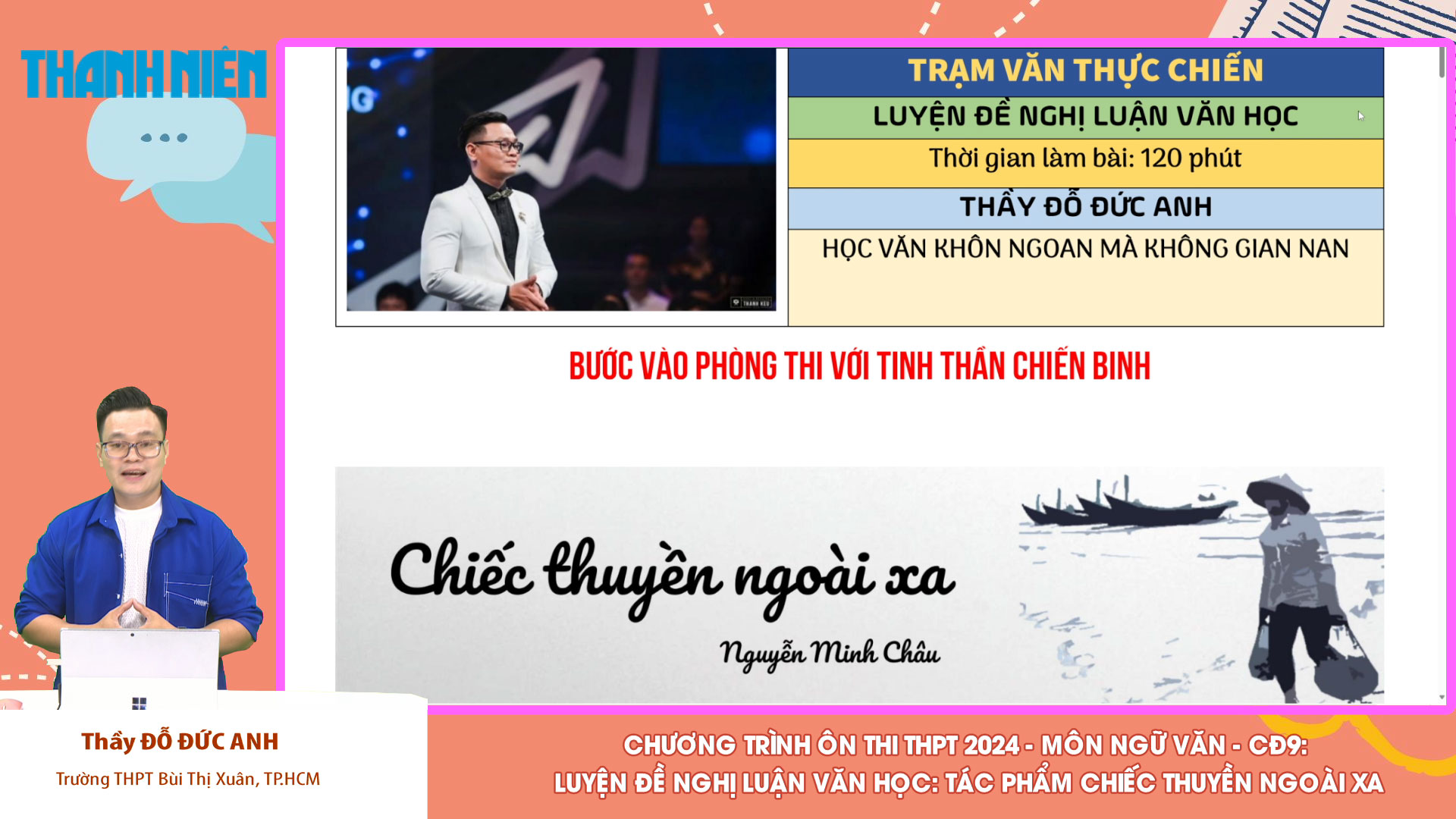 Bí quyết ôn thi tốt nghiệp THPT đạt điểm cao: 'Thực chiến' nghị luận văn học- Ảnh 1.