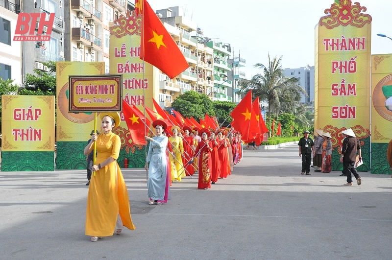 ve sam son xem nguoi dan thi lam banh chung  banh giay hinh 1