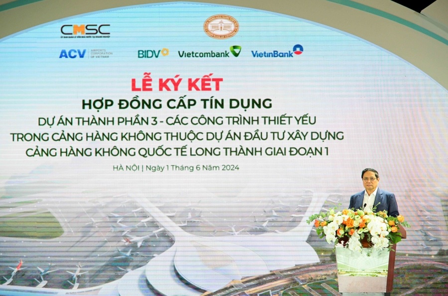 Vietcombank và ACV ký kết hợp đồng cấp tín dụng 1,8 tỷ USD cho dự án Cảng hàng không quốc tế Long Thành- Ảnh 1.