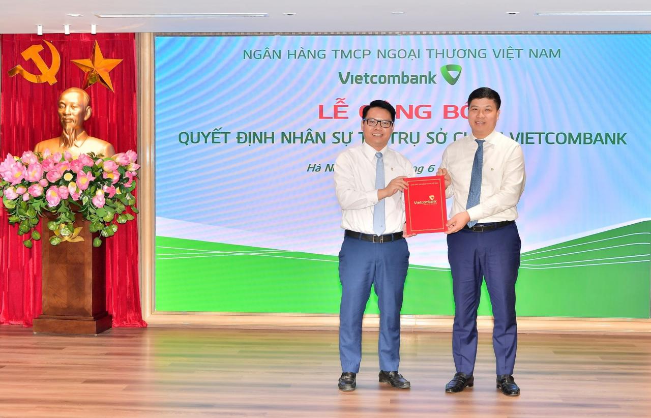 Vietcombank công bố quyết định điều động và bổ nhiệm lãnh đạo các Ban