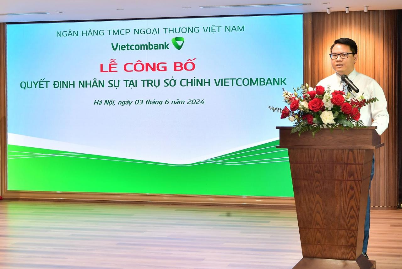 Vietcombank công bố quyết định điều động và bổ nhiệm lãnh đạo các Ban