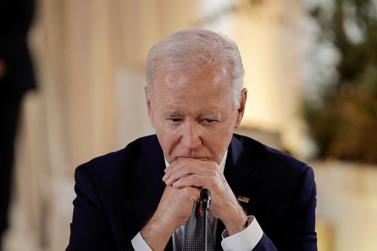 [26/15]Tổng thống Hoa Kỳ Joe Biden tham dự sự kiện Đối tác vì Cơ sở hạ tầng và Đầu tư Toàn cầu (PGII), vào ngày đầu tiên của hội nghị thượng đỉnh G7, tại Savelletri, Ý, ngày 13 tháng 6. REUTERS/Louisa Gouliamaki