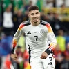 Kai Havertz ăn mừng sau bàn thắng mở tỷ số cho Đội tuyển Đức. (Ảnh: AFP/TTXVN)