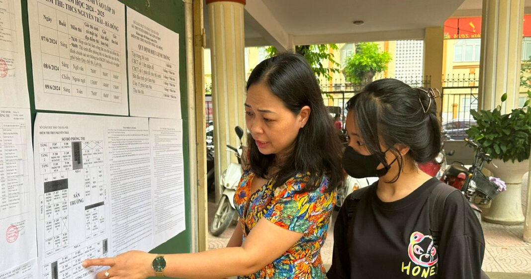 Hà Nội công bố điểm chuẩn lớp 10 công lập 2024