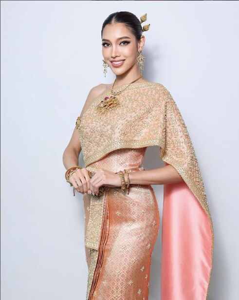 Nhan sắc xinh đẹp, quyến rũ của mỹ nhân Thái Lan vừa đăng quang Miss Intercontinental 2023  - Ảnh 4.