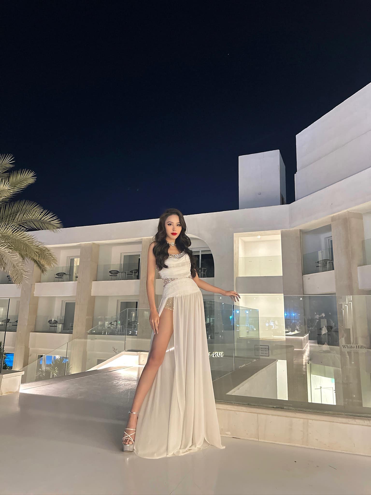 Hoa hậu Bảo Ngọc xinh đẹp, quyến rũ khi "tiếp lửa" cho Á hậu Ngọc Hằng tại Miss Intercontinental 2023 - Ảnh 3.