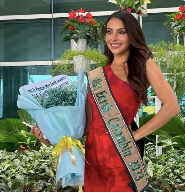 Nhan sắc xinh đẹp của dàn thí sinh Miss Earth 2023 khi "đọ sắc", Hoa hậu Lan Anh bị "lép vế"?  - Ảnh 4.