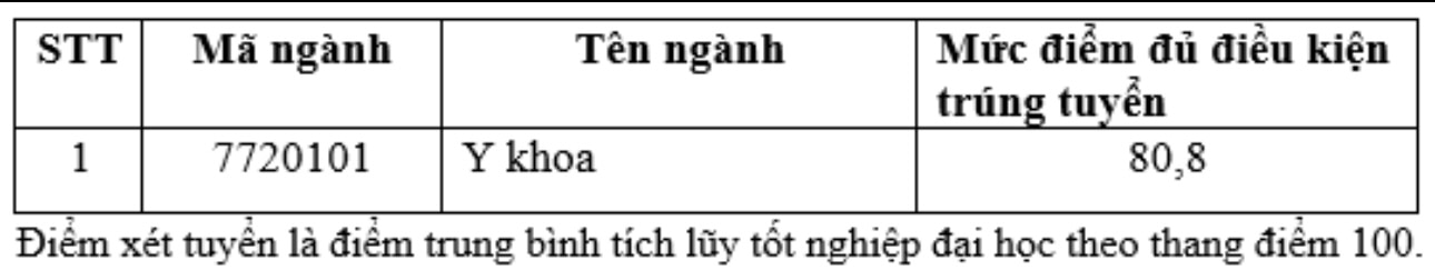 Trường ĐH Khoa học sức khỏe công bố điểm chuẩn xét tuyển sớm 2024- Ảnh 7.