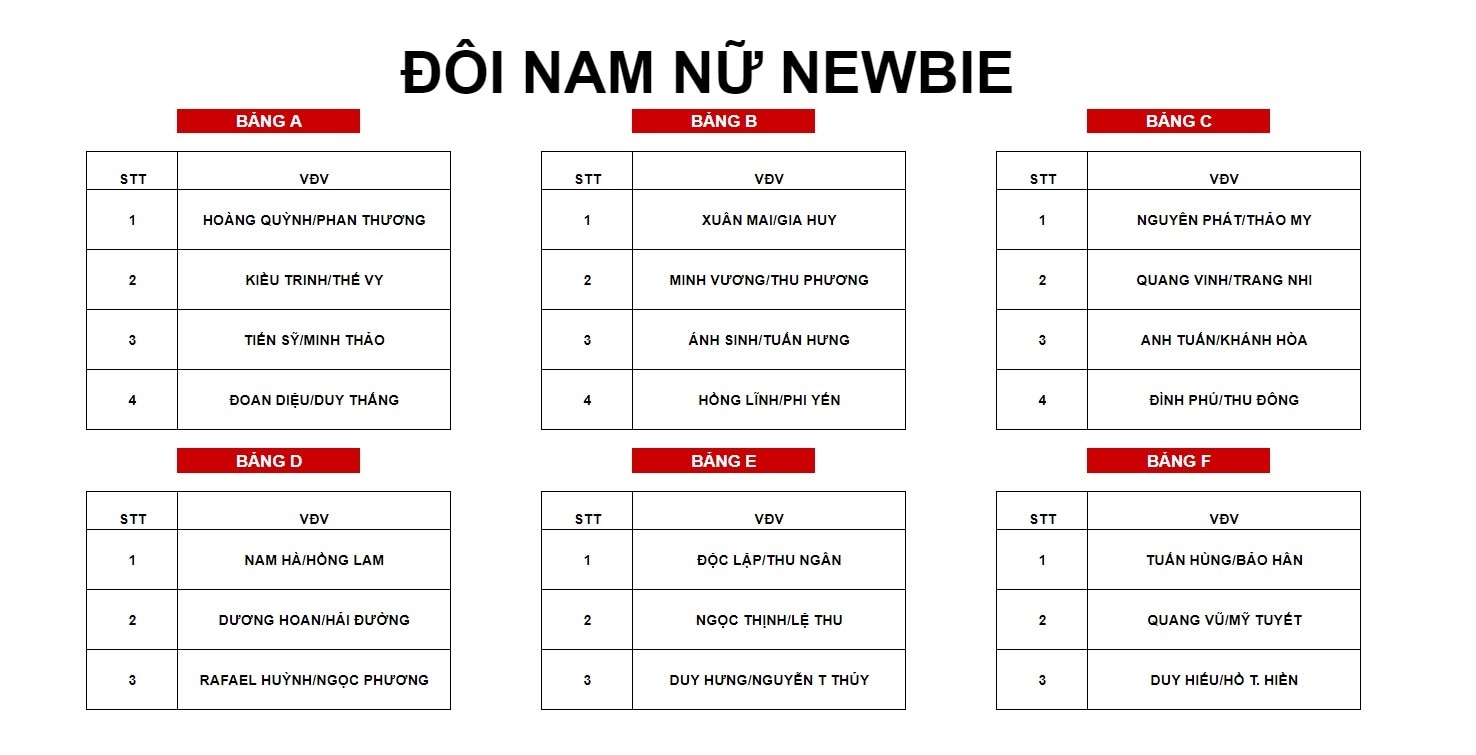 Kết quả bốc thăm chia bảng giải Pickleball Thanh Niên lần I 2024 - Cúp VINFAST- Ảnh 12.