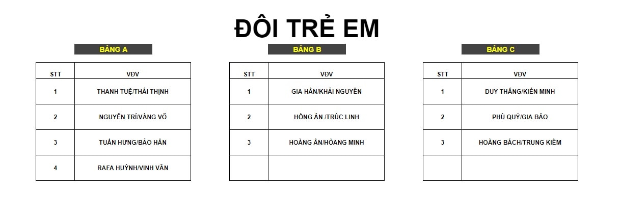 Kết quả bốc thăm chia bảng giải Pickleball Thanh Niên lần I 2024 - Cúp VINFAST- Ảnh 14.