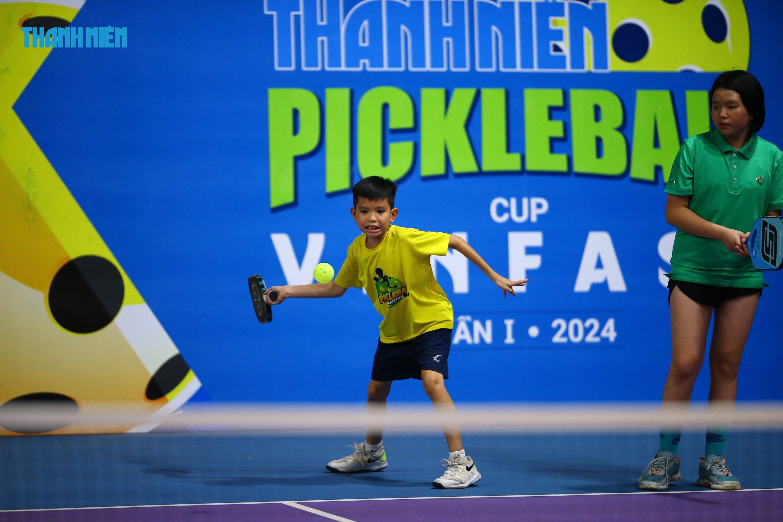 Thích thú với VĐV 'nhỏ nhưng có võ' tại giải Pickleball Thanh Niên - Cúp VINFAST- Ảnh 2.