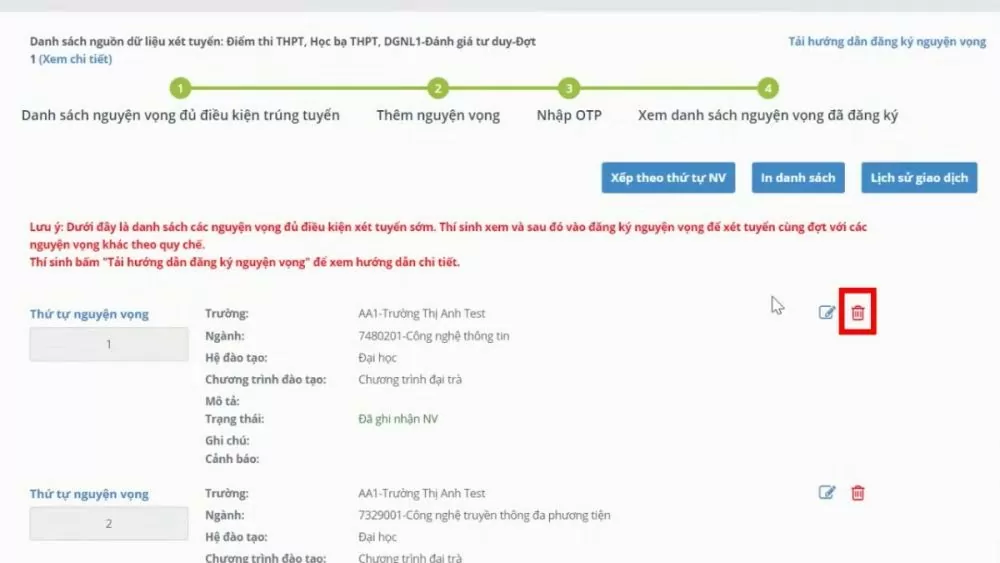 Cách đăng ký nguyện vọng đại học online siêu đơn giản