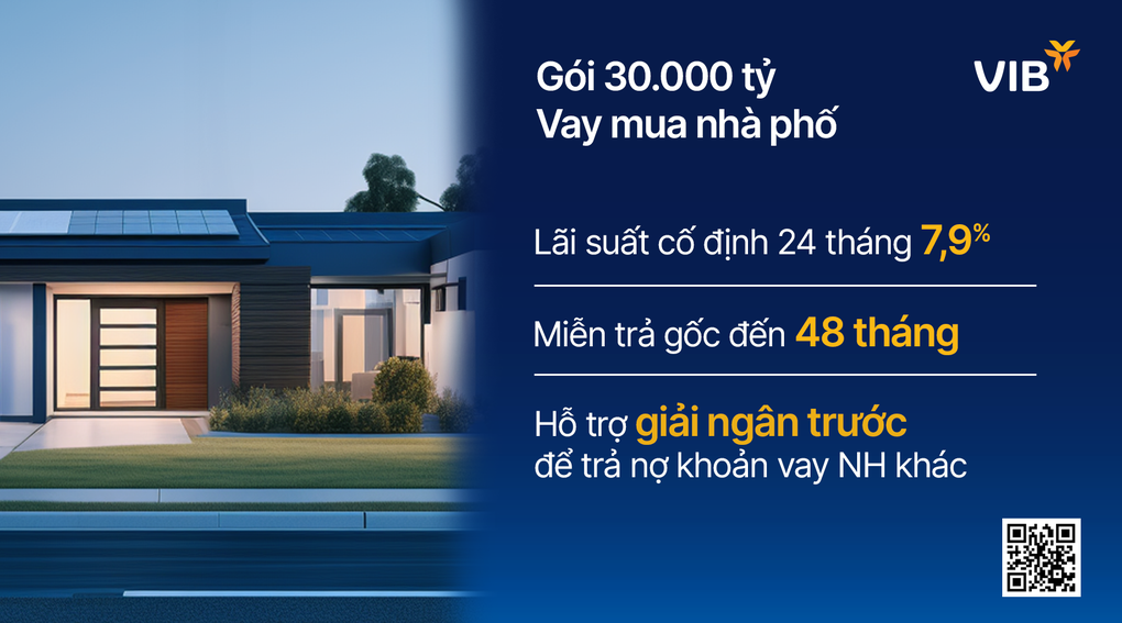 VIB ra mắt gói vay nhà phố trị giá 30.000 tỷ đồng, lãi suất từ 5,9% - 3