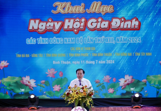 Khai mạc Ngày hội Gia đình các tỉnh Đông Nam Bộ lần XIII - Ảnh 2.