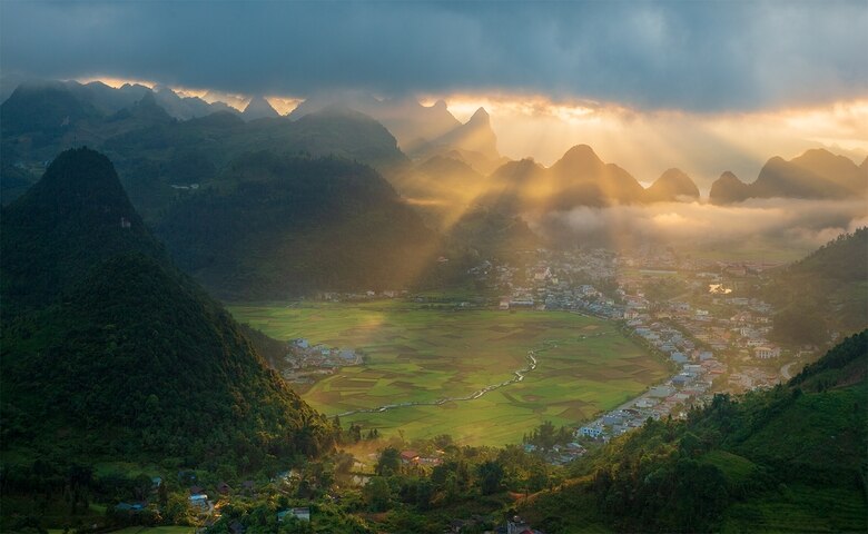 Từ trên cao nhìn xuống, Mường Khương hiện lên ấn tượng tựa bức tranh mê hồn rực rỡ nơi núi rừng Lào Cai- Ảnh 5.