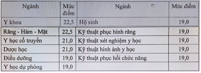 Điểm sàn nhóm ngành đào tạo giáo viên, y khoa năm 2024 - Ảnh 2.