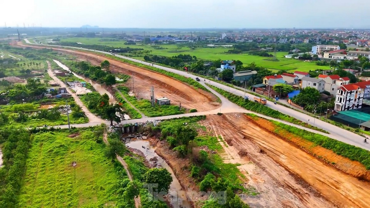 Toàn cảnh đường Vành đai 4 vùng Thủ đô khu vực phía Tây Hà Nội sau gần một năm thi công ảnh 9