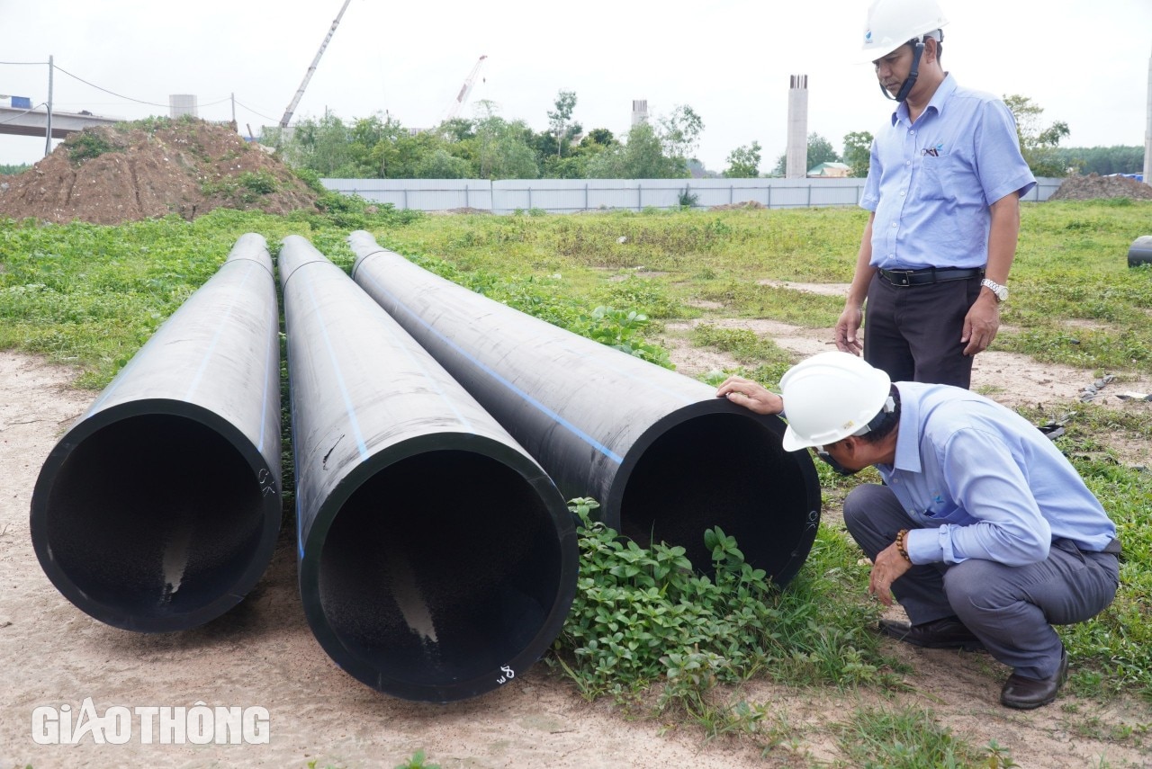 Lắp đường ống dài gần 6km đưa nước sạch vào sân bay Long Thành- Ảnh 3.