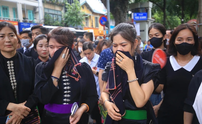 Những hình ảnh xúc động tại Lễ truy điệu Tổng Bí thư Nguyễn Phú Trọng- Ảnh 18.