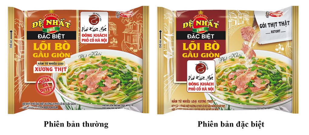 Acecook mang vị phở lõi bò gầu giòn trứ danh đến mọi nhà - 2