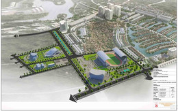 Phối cảnh tổng thể Dự án Khu trung tâm văn hóa thể thao thành phố Từ Sơn. Ảnh  Sở Xây dựng Bắc Ninh.jpg