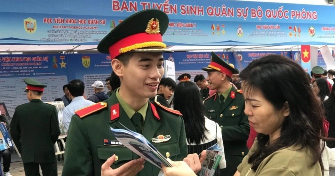 Các trường quân đội đầu tiên công bố điểm xét tuyển sớm