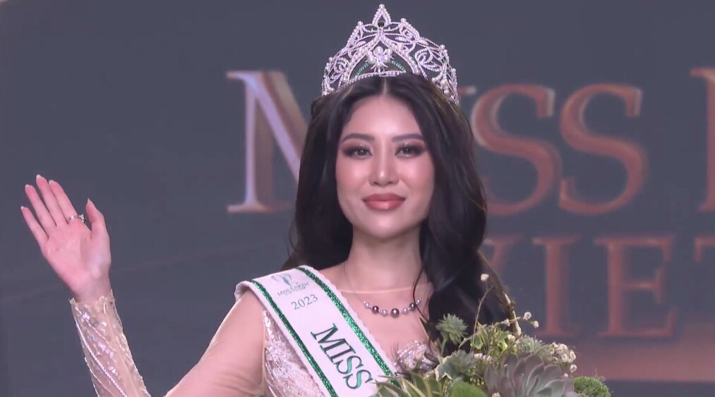 Đỗ Thị Lan Anh đăng quang Miss Earth Vietnam 2023 - Ảnh 1.