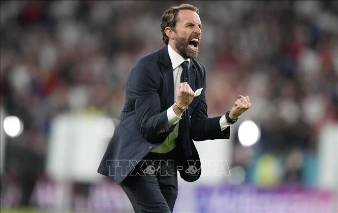 Huấn luyện viên tuyển Anh Gareth Southgate. (Ảnh: AFP/TTXVN)