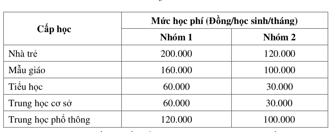 HĐND TP.HCM thông qua mức học phí và các khoản thu trong năm học mới- Ảnh 2.