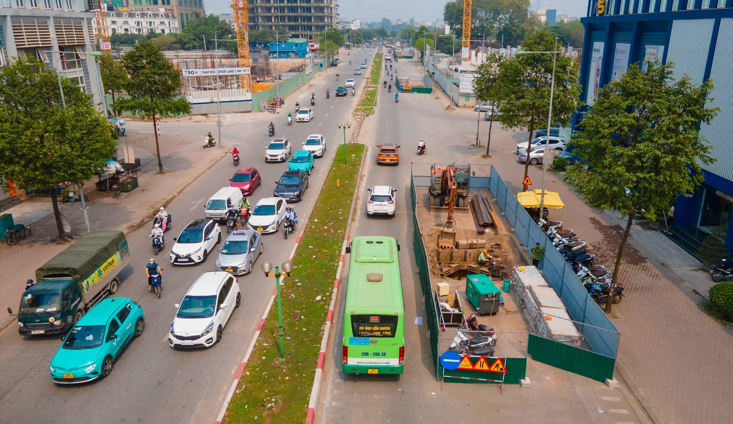 Hà Nội điều chỉnh giao thông phục vụ thi công dự án xử lý nước thải Yên Xá- Ảnh 1.