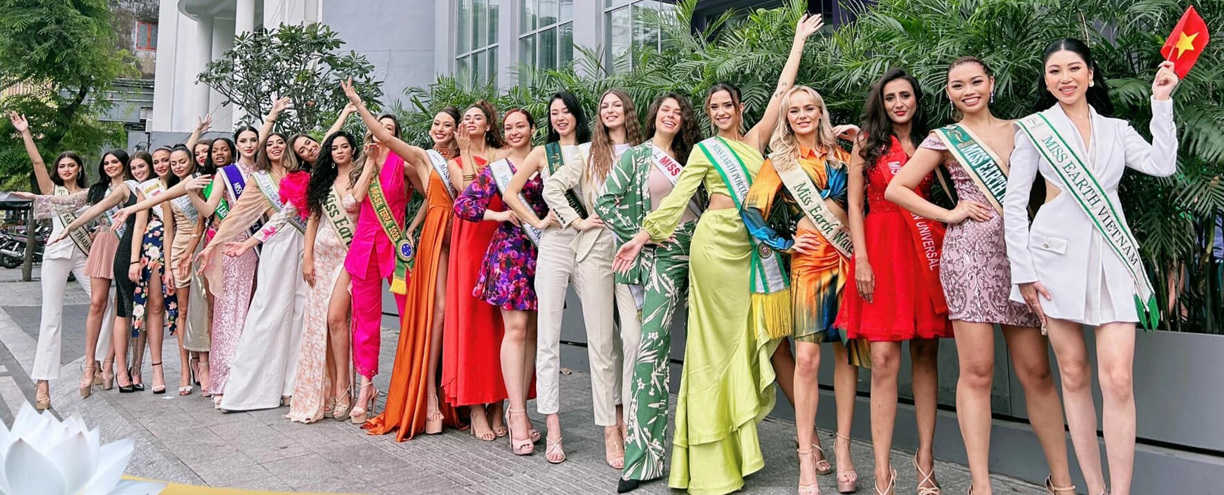 Nhan sắc xinh đẹp của dàn thí sinh Miss Earth 2023 khi "đọ sắc", Hoa hậu Lan Anh bị "lép vế"?  - Ảnh 1.