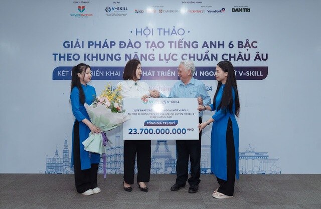 “Quỹ phát triển đề án ngoại ngữ V-Skill” hỗ trợ 55% học phí IELTS/Giao tiếp và luyện thi Vstep, Aptis trực tuyến - Ảnh 2.