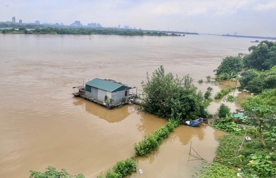 Mực nước sông Hồng dự kiến sẽ lên cao trong những ngày tới.