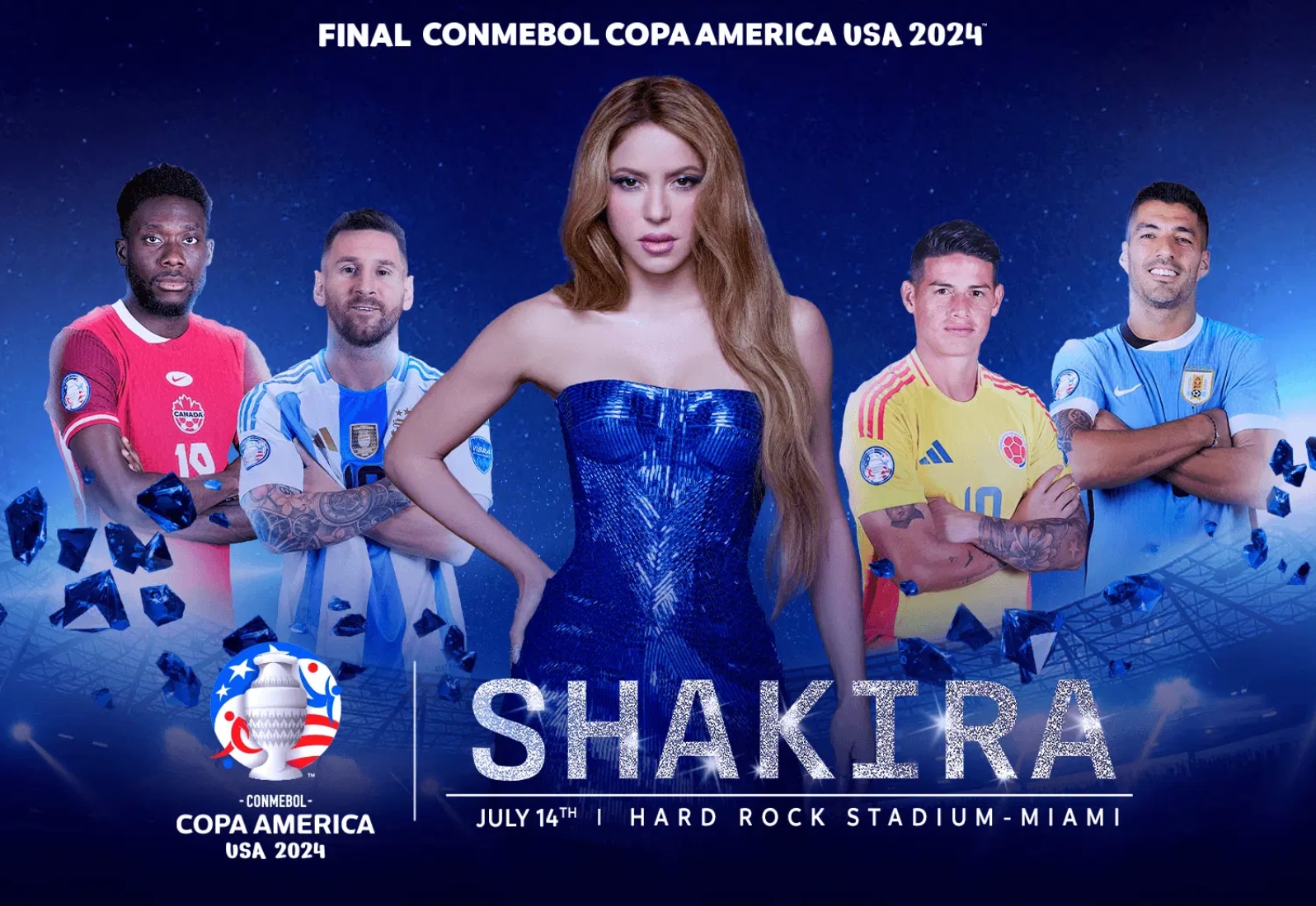 Shakira biểu diễn ở chung kết Copa America, Colombia gặp Messi và đội tuyển Argentina?- Ảnh 1.