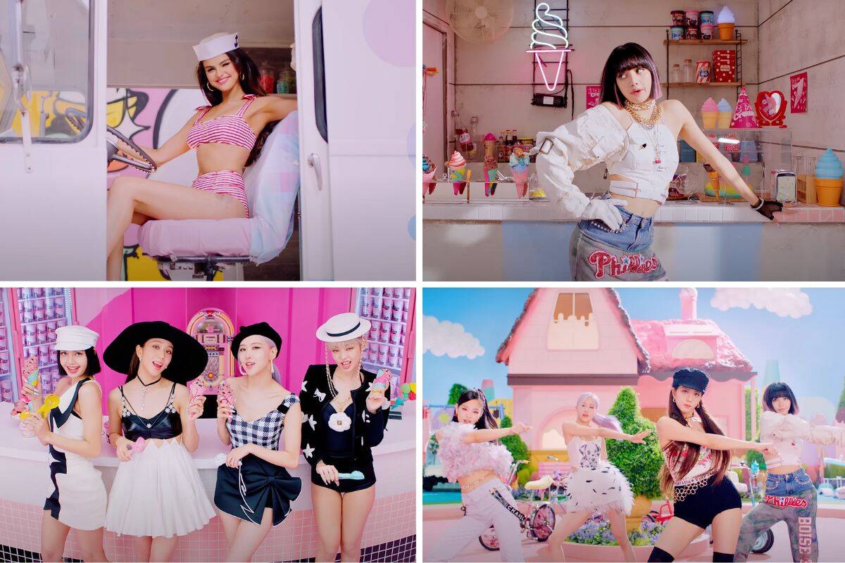 MV “Ice Cream” của Blackpink kết hợp với Selena Gomez. Ảnh: YG